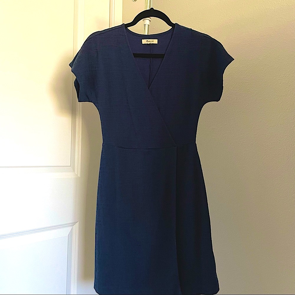 Madewell Blue Wrap Dress